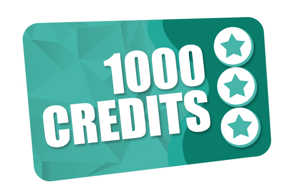 1000 Credits